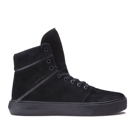 Supra Camino Mens High Tops Shoes Black UK 38IFV
